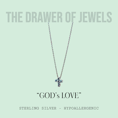 God’s Love Silver Cross